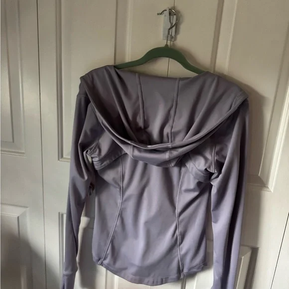 90 Degree By Reflex Light Purple Zip-Up Jacket stretchy - Picture 6 of 7